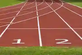 Full Polyurethane Athletic Track