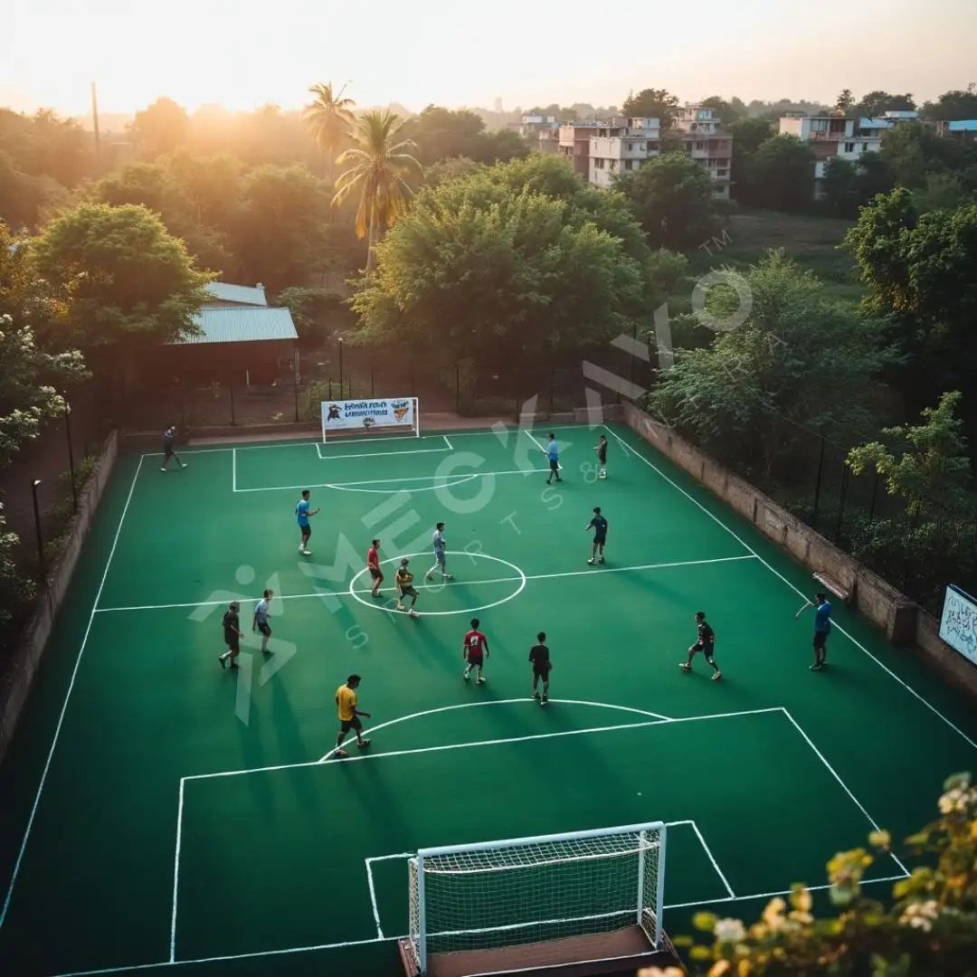 Meckavo Sports News | Football Turf Ban Raha Hai Har Gali Mein – Meckavo Sports Ka Kamaal!