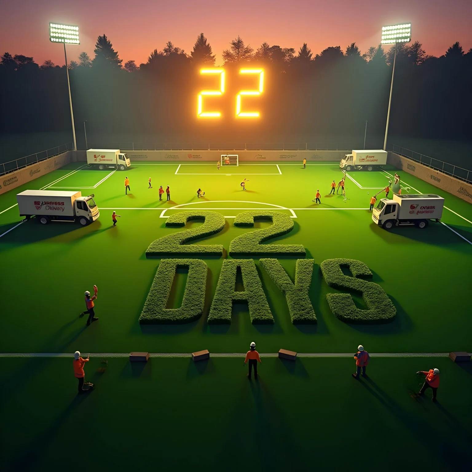 Meckavo Sports News | Meckavo Completes Football Turf Construction in Just 22 Days!