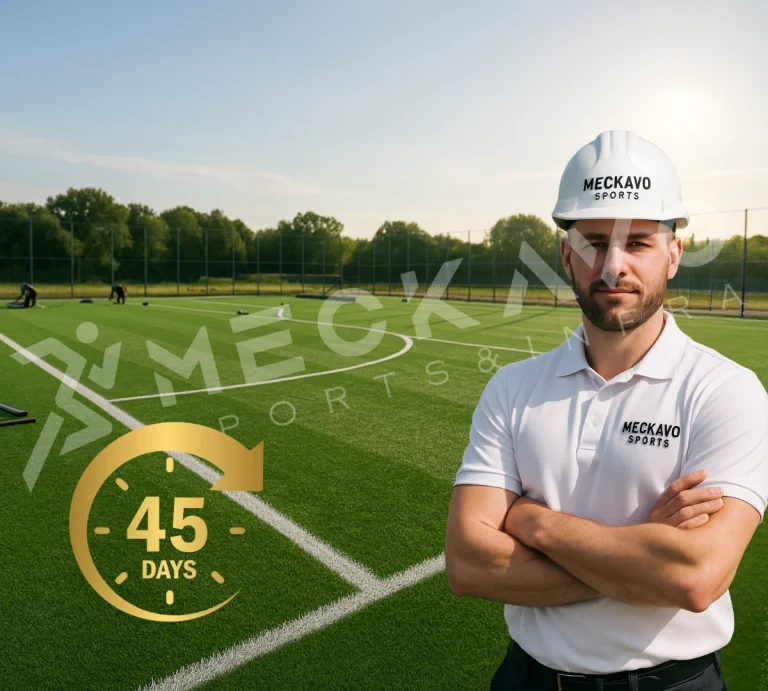Fast Turf Construction: Meckavo’s 45-Day Guarantee | News | Meckavo Sports