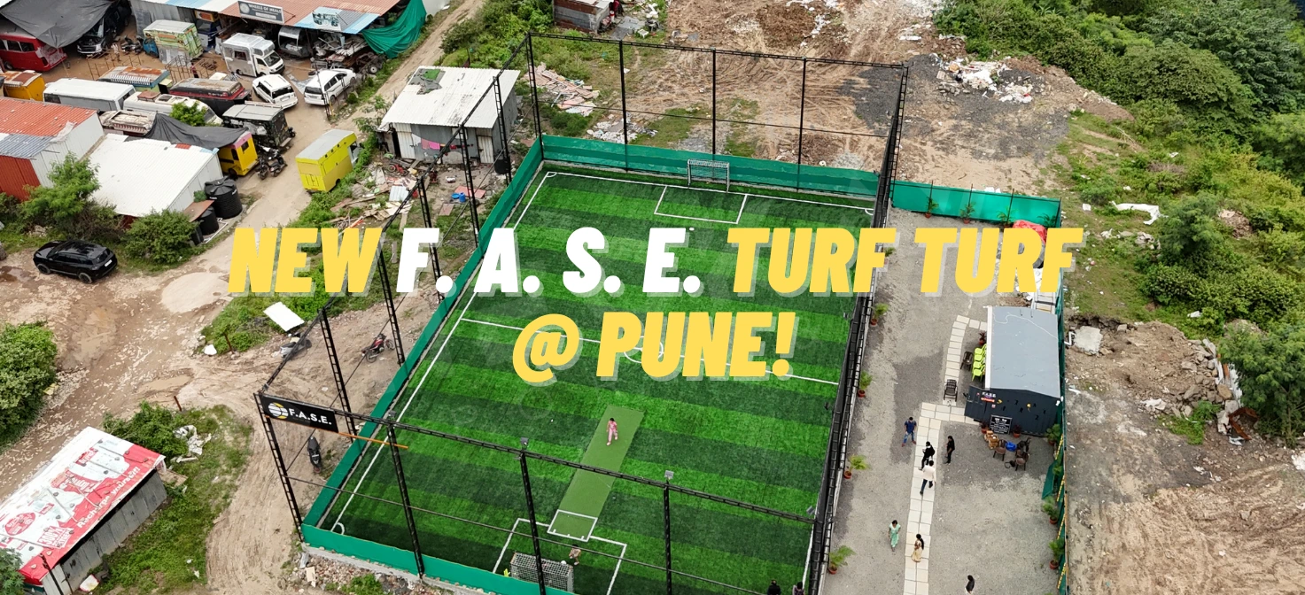 Meckavo Sports News | F.A.S.E Turf in Pune Completed with Net and Bellin Turf