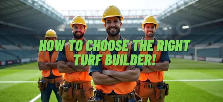 How to Choose the Right Turf Builder for Your Project | News | Meckavo Sports