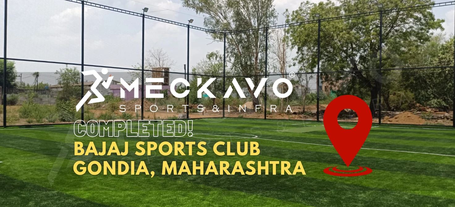 Meckavo Sports News | Bajaj Sports Club Turf Completed in Gondia, Maharashtra
