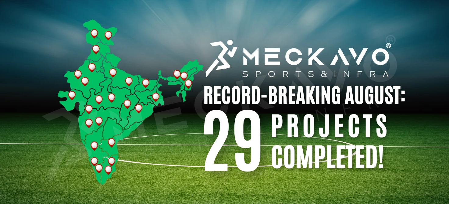 Meckavo Sports News | Record-Breaking August: 29 Sports Turf Projects Completed by Meckavo