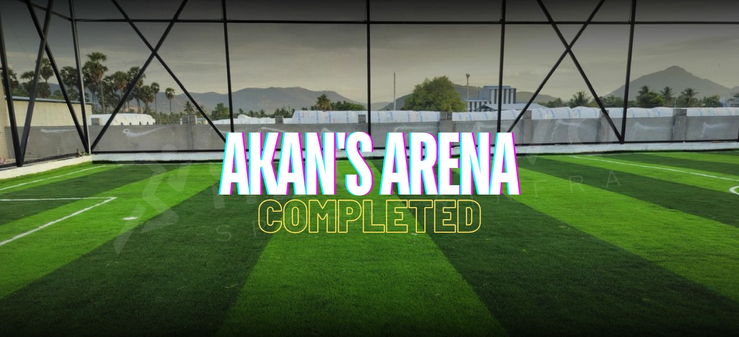 Meckavo Sports News | Akan’s Arena Turf Project Completed in Salem, Tamil Nadu