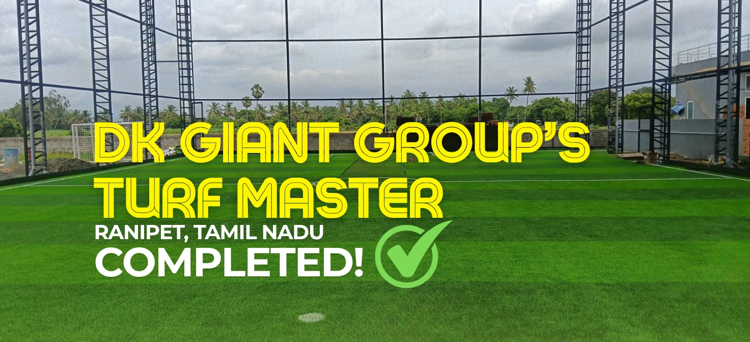Meckavo Sports News | DK Giant Group's Turf Master Completed in Poyyapakkam