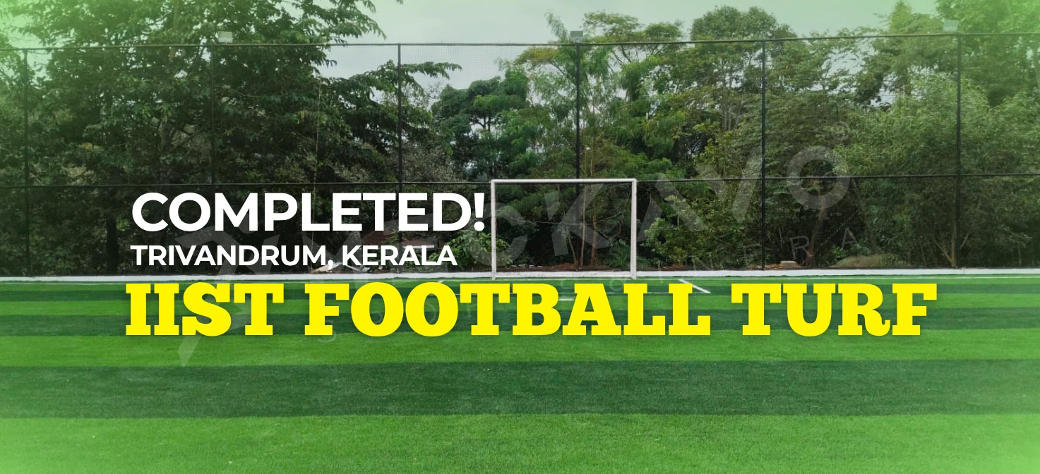 Meckavo Sports News | IIST Football Turf Project Completed in Trivandrum, Kerala