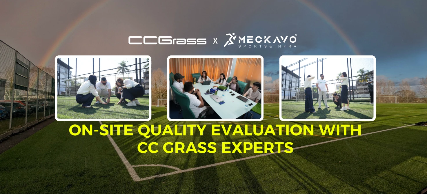Meckavo Sports News | CC Grass Team Conducts Quality Review at Meckavo Sports