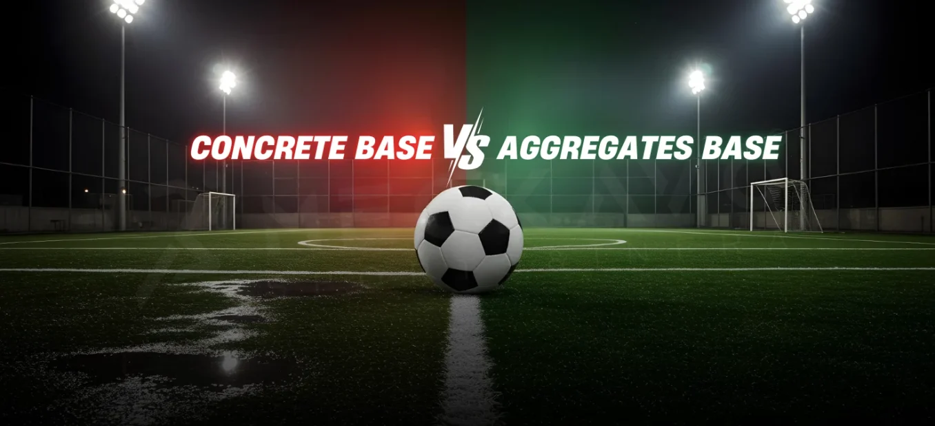 Concrete vs Aggregates Base for Football Turf: Which Is Better in India? | Blog | Meckavo Sports