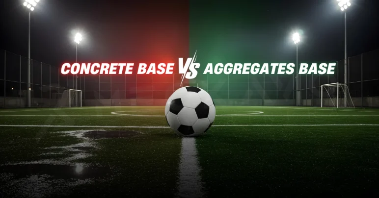 Concrete vs Aggregates Base for Football Turf: Which Is Better in India? | Blog |Meckavo Sports